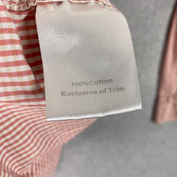 Simms Shirt Mens XL Pink Plaid Long Sleeve Button Up Pockets - Picture 8 of 8